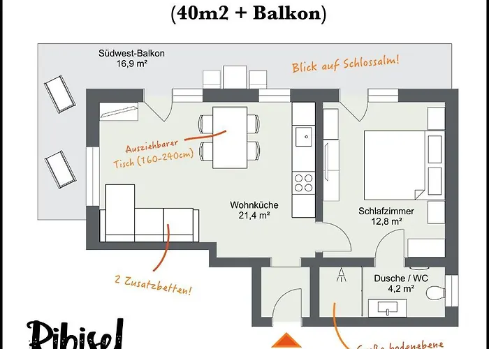 شقة Ribisel Fuer Familien - Alpentherme Inklusive! *